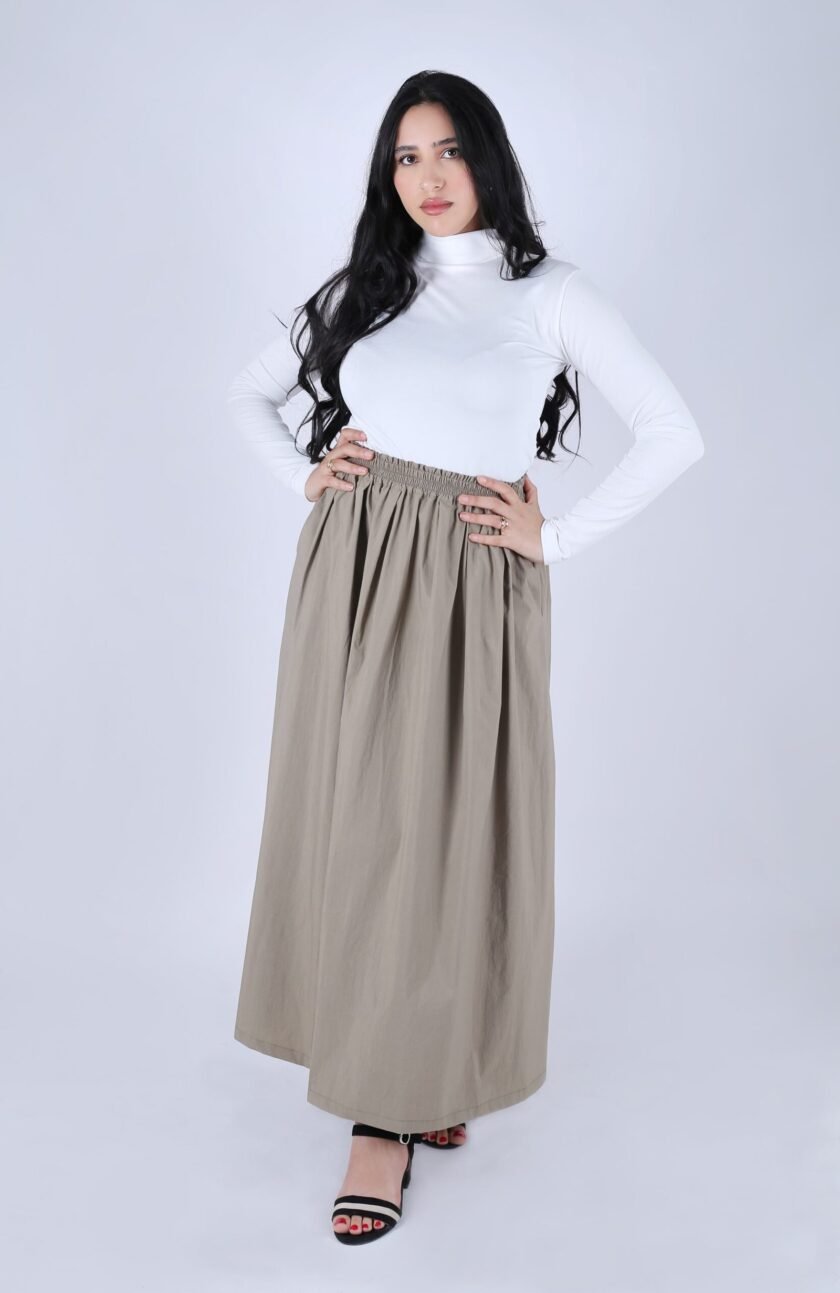 Poplin Maxi Skirt - Imagen 4